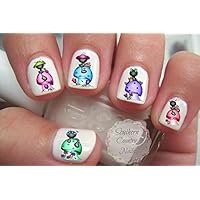 20 Super Cute Mushroom with Ant Nail Art Decals