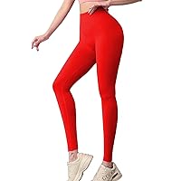 Leggings for Women Non See Through-Workout High Waisted Tummy Control Black Tights Yoga Pants