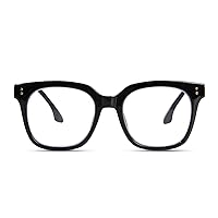 Reading Glasses for Women, Oversized Square Blue Light Blocking Readers Clear Computer Glasses Readers for Women Men