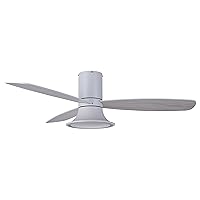 Lucci Air Flusso 52'' Matte White Light with Remote Ceiling Fan (21066101)