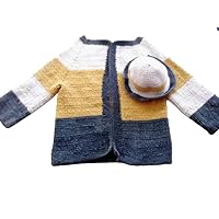 Crochet Granny Square Cardigan, Bohemian Cardigan (L)