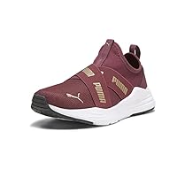 Puma Kids Boys Wired Run Flash Slip On Sneakers Shoes Casual - Burgundy