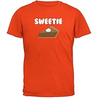 Thanksgiving Sweetie Pie Orange Adult T-Shirt - Medium