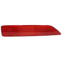 Evan Fischer Rear, Passenger Side Bumper Reflector Compatible with 2007-2009 Honda CR-V, 2013-2014 Crosstour, Fits 2010-2015 Acura RDX - HO2831102