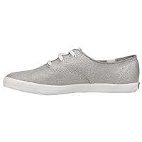 Keds Womens Champion Wave Metallic Lace Up Sneakers Shoes Casual - Silver
