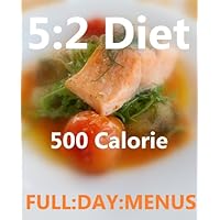 The 5:2 diet 500 Calorie Daily Menu's with photos