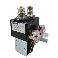 SPDT Double Breaking Main Contactor 36V Coil 200A Replace Albright SW181 36V Solenoid Relay Switch with NO NC Contacts Golf Cart Electric Vehicle Forklift Accessories Material Handling Truck