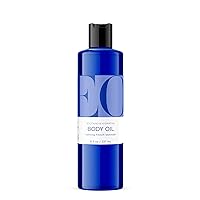 EO Body Oil for Massage & Moisture, French Lavender, 8-Ounce Bottles (Pack of 2)