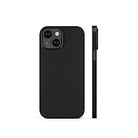 PEEL Original Super Thin Case Compatible with iPhone 13 Mini (Blackout) - Sleek Minimalist Design, Branding Free, Ultra Slim - Protects & Showcases Your Device