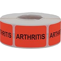 Arthritis Veterinary Labels 1 x 1.5 Inch 500 Total Stickers