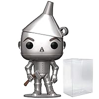 POP Movies: The Wizard of Oz 85th Anniversary - Tin Man Funko Vinyl Figure (Bundled with Compatible Box Protector Case), Multicolor, 3.75 inches