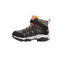 HI-TEC Ravus Blast Mid Boys Hiking Boots, No Tie Lightweight Breathable Outdoor Trekking Shoes, Little Kid and Big Kid Sizes 1 to 7
