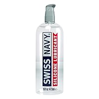 Swiss Navy Premium Silicone-Based Personal Lubricant & Lubricant Gel for Couples, 16 oz.