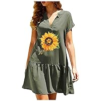 Womens Women's Push Button Shirt Painted Short Sleeve Traditional Tube