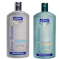 Purple Shampoo and Conditioner - for Gray, Silver, Blonde, Bleached, Highlighted or Color Treated Hair - Removes Orange Brassiness, Toner and Conditioner for Bleached Hair