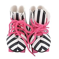 18 Inch Doll Shoes- Zebra Roller Skates Fits 18 Inch Fashion Girl Dolls and Kennedy and Friends Dolls