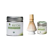 Matcha Kari 50g Barista Matcha + Mini Matcha Tea Sets in White