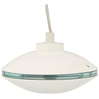 LS-19957WHT Espace Pendant Lamp with White Metal Shade