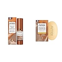 Ambi Even & Clear Under Eye Serum Anti Aging Formula with Peptides and Hyaluronic Acid to Reduce Fine Lines and Wrinkles, with Cocoa Butter Cleansing Bar