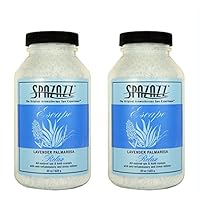 Spazazz Scented Spa/Bath Crystals 2PK – Classics (Lavender Palmerosa 22oz (2 Pack))