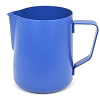 Rhino Coffee Gear 0799439358157 Milk Pitcher, 12 oz, Blue
