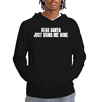 Dear Santa Just Bring Me Wine - Men's Adult Hoodie Sweatshirt
