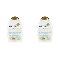 Quenching + Coconut Curls Curl-Defining Conditioner, Nourishing Curly Hair Conditioner with Coconut/Citrus Oil & Honey, Paraben-Free with Sulfate-Free Surfactants, 13oz (Pack of 2)