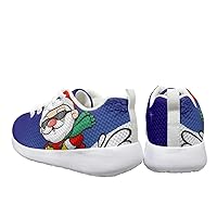 Children's Sneakers Happy Christmas Limited Design Shoes Polyester Mesh Fabric Breathable Comfortable Running Sneakers Accept Customization