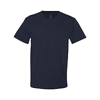 Fruit of the Loom Mens Original V Neck T-Shirt (Small) (Navy)