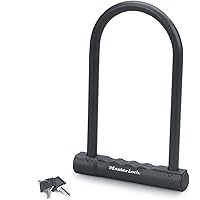 MASTER LOCK Bike D Lock, 2 Keys, Universal Mounting Bracket, Lightweight Double Locking Shackle, 240 x 160 x 32 mm
