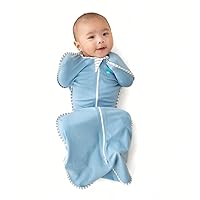Love to Dream Swaddle UP, Baby Sleep Sack, Self-Soothing Swaddles for Newborns, Get Longer Sleep, Snug Fit Helps Calm Startle Reflex, New Born Essentials for Baby, 5-8.5 lbs, Blue