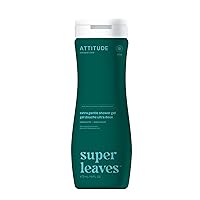 ATTITUDE Body Wash, EWG Verified Shower Gel, Dermatologically Tested, Plant and Mineral-Based, Vegan Personal Care Products, Extra Gentle, Unscented, 16 Fl Oz