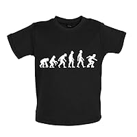 Evolution of Man Roller Derby - Organic Baby/Toddler T-Shirt