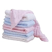ERINGOGO 6 Pcs Cotton Towel Cat Shaped Piggy Bank Baby Towls Gauze Baby Handkerchief Baby Towels Newborn Wash Clothes Enamel Cup Glass Baby Face Wipes Earth Tones Toddler Washcloth