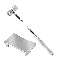 Durable Watch Repair Tool Kit With Round Hammer And Four Legged Steel Base Perfect For Watchmakers And Hobbyists Hammer And Dapping Block Set