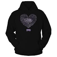 FanPrint TCU Horned Frogs - Love - Tree Heart Galaxy Gift T-Shirt