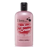 Originals Strawberries & Cream Bath & Shower Crème, Filled With Natural Fruit Extracts & Vitamin B5, Nourishing & Refreshing Formula to Leave Skin Feeling Silky & Soft, VeganFriendly 500ml
