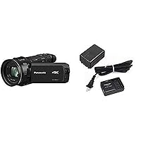 Panasonic HC-WXF1 4K Cinema-like Camcorder and Power Pack for Consumer Camcorder