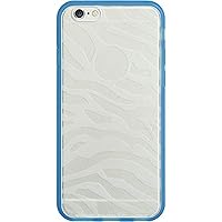 Dream Wireless iPhone 6 Fusion Case - Retail Packaging - Blue Zebra/Clear