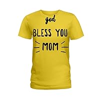 Mother Love Shirt,|God Bless You mom T-Shirt échancré|,Mom