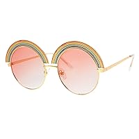 A.J. Morgan Rainbow-Sunglasses Round