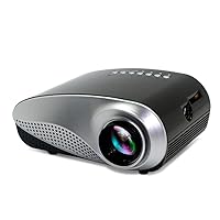 Consumer Portable Mini Projector Support 1080 Supports A Variety of Devices Connected to The Projector HD (Color : Black)