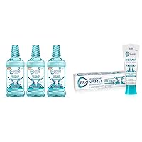 Sensodyne Pronamel Intensive Enamel Repair Extra Fresh Mouthwash (3x16.9oz) and Toothpaste (3.4oz) Bundle
