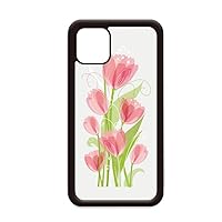 Tulip Plant Flower Illustration for iPhone 11 Pro Max Cover for Apple Mobile Case Shell