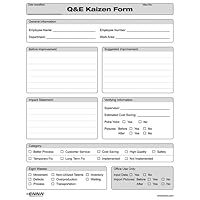 Quick and Easy Kaizen Forms: Unnumbered