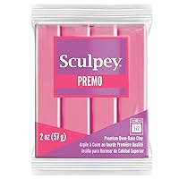 Sculpey Premo™ Polymer Oven-Bake Clay, Blush Pink, Non Toxic, 2 oz. bar, Great for jewelry making, holiday, DIY, mixed media and home décor projects. Premium clay perfect for clayers and artists.