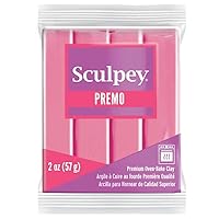 Sculpey Premo™ Polymer Oven-Bake Clay, Blush Pink, Non Toxic, 2 oz. bar, Great for jewelry making, holiday, DIY, mixed media and home décor projects. Premium clay perfect for clayers and artists.
