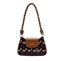 Women's Handbag, Shoulder Bag, Western-Style Armpit Bag, Stylish, Large Capacity, Mini Bag, Lightweight, Shoulder Bag, Party, Popular, Commuter Bag, Birthday Gift