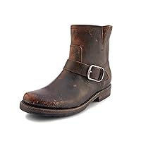 Frye Veronica Booties for Women Made from Full Grain Brush-Off Leather with Antique Metal Hardware and Waterproof, Hand-Stitched Goodyear Welt Construction – 5 ¾” Shaft Height