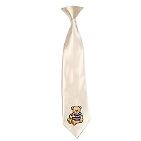 Satin 23 Color Clip-on Nautical Bear Necktie Boys Formal Newborn - 7